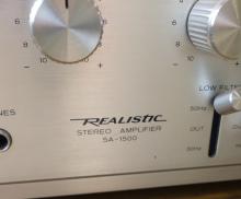 REALISTIC AMPLIFIER AND TURNTABLE