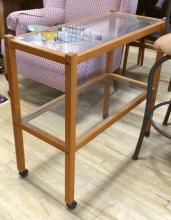 TEAK SERVING CART