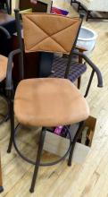 PAIR OF MODERN BAR STOOLS