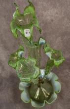 OPALESCENT GLASS EPERGNE