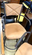 PAIR OF MODERN BAR STOOLS
