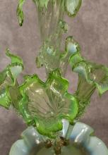 OPALESCENT GLASS EPERGNE
