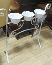 WROUGHT IRON PLANT STAND