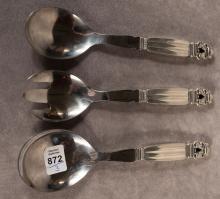 THREE GEORG JENSEN SERVERS