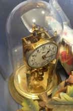 CLOCKS, JEWELLERY BOX AND INDIGENOUS DOLLS