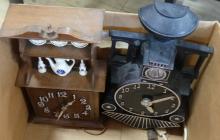 SIX NOVELTY CLOCKS