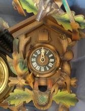 CLOCKS, JEWELLERY BOX AND INDIGENOUS DOLLS