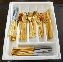 COMMUNITY GOLD-PLATED FLATWARE