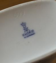 THREE MCM GERMAN PORCELAIN VASES