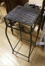 TWO PLANT STANDS