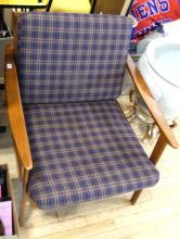 MCM WALNUT LOUNGE CHAIR