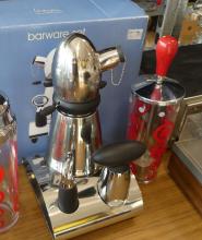 BAR SET, MARTINI SHAKER AND ICE CRUSHER