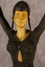 CHIPARUS "STARFISH DANCER" BRONZE SCULPTURE