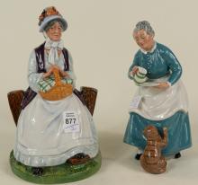 TWO ROYAL DOULTON FIGURINES