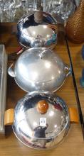 THREE MCM "PENGUIN" FOOD SERVERS