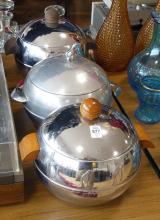 THREE MCM "PENGUIN" FOOD SERVERS
