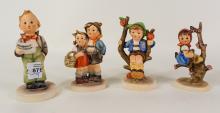 FOUR HUMMEL FIGURINES