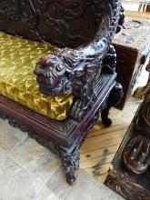 EXCEPTIONAL CHINESE ROSEWOOD SETTEE
