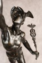 MERCURY AND FORTUNA BRONZE SCULPTURES