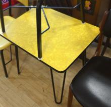 RETRO CHILD'S TABLE AND CHAIR SET