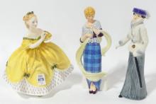 THREE FIGURINES