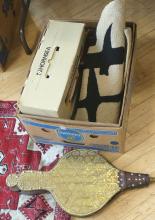 DISH SET, WALL HANGING, ICE BUCKET AND BELLOWS