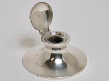 STERLING INKSTAND