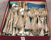 HEAVY STERLING SILVER FLATWARE SERVICE