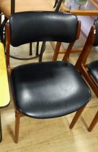 SET OF THREE TEAK SIDE CHAIRS