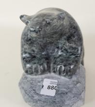 INUIT SOAPSTONE "BEAR" CARVING