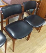 SET OF THREE TEAK SIDE CHAIRS