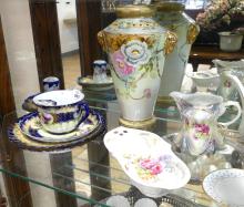GERMAN AND JAPANESE PORCELAIN