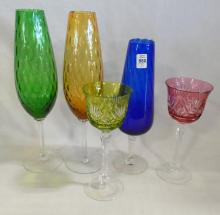 ITALIAN GLASS AND BOHEMIAN CRYSTAL