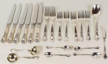 BIRKS "CHANTILLY" STERLING FLATWARE