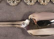 CHRISTOFLE "MARLY" SILVER PLATE FLATWARE