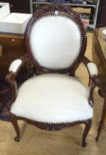 VICTORIAN STYLE ARMCHAIR