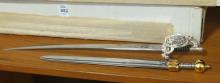 "SWORD" LETTER OPENERS AND WALL CLOCK