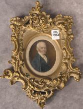 EARLY 19TH CENTURY HAND-PAINTED MINIATURE