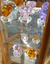 CRYSTAL "HEART" FIGURINES