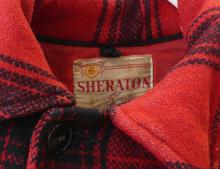 FUR COAT, PLAID JACKET AND PANT SET