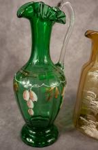 PAIR OF EWERS AND PITCHER