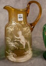 PAIR OF EWERS AND PITCHER
