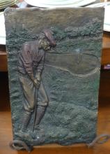 DIMINUTIVE CABINET AND GOLF COLLECTIBLES