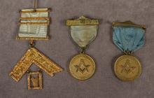 THREE MASONIC MEDALS