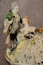 GERMAN PORCELAIN FIGURE GROUP