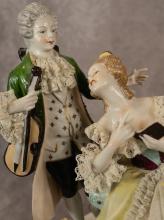 GERMAN PORCELAIN FIGURE GROUP