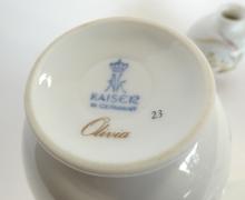 TWO KAISER VASES AND ROSENTHAL PLATE