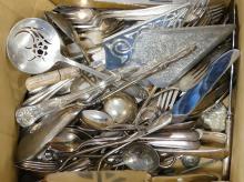 BOX LOT OF CUTLERY