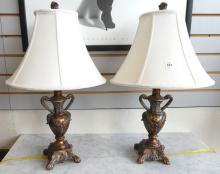 PAIR OF CONTEMPORARY TABLE LAMPS