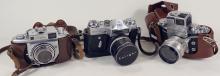 THREE VINTAGE CAMERAS